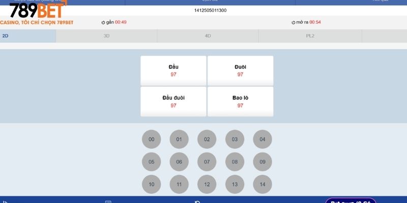 Cách tham gia xổ số TP Lottery tại nhà cái 789Bet