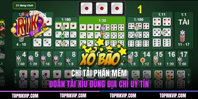 Chỉ tải phần mềm đoán Tài Xỉu đúng địa chỉ uy tín