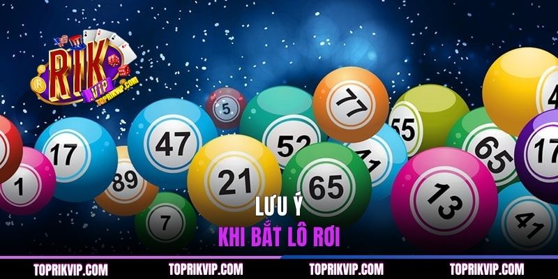 Bật Mí 4 Cách Bắt Lô Rơi Chuẩn Xác Từ Cao Thủ RIKVIP 3 Lưu ý khi bắt lô rơi